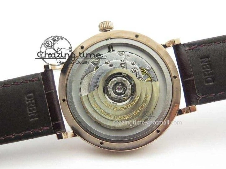 MIROTIME 0220 Modern Portofino SCHAFFHAUSEN RG MKF 1:1 V2 Best Edition White Dial On Brown Leather Strap A 7344